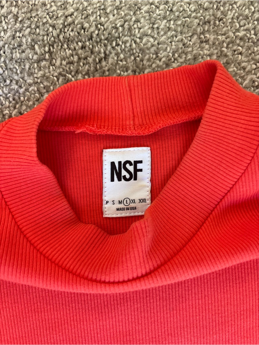 NSF from Revolve Orange Ribbed Set - Picture 4 of 7